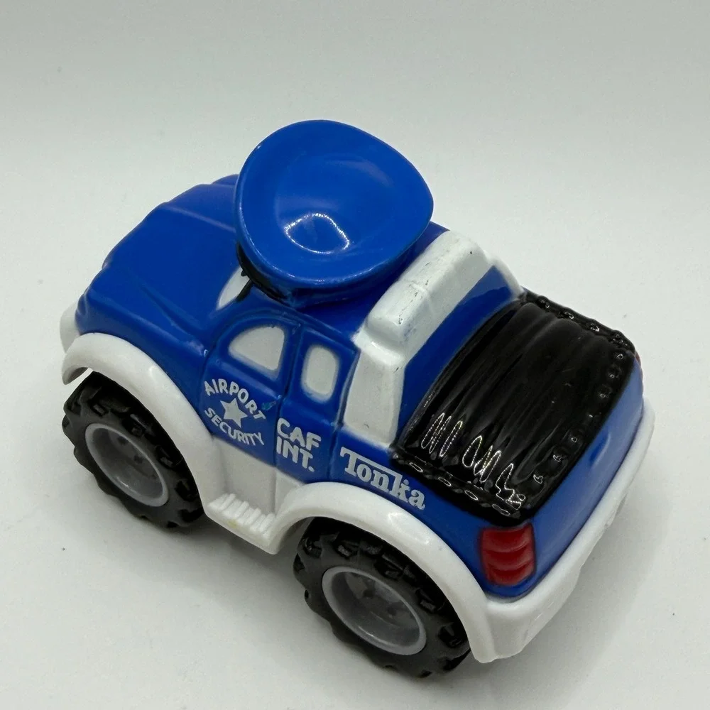 Tonka Maisto Airport Security Baggage Transport Truck Set Blue Kids Toy Vehicles